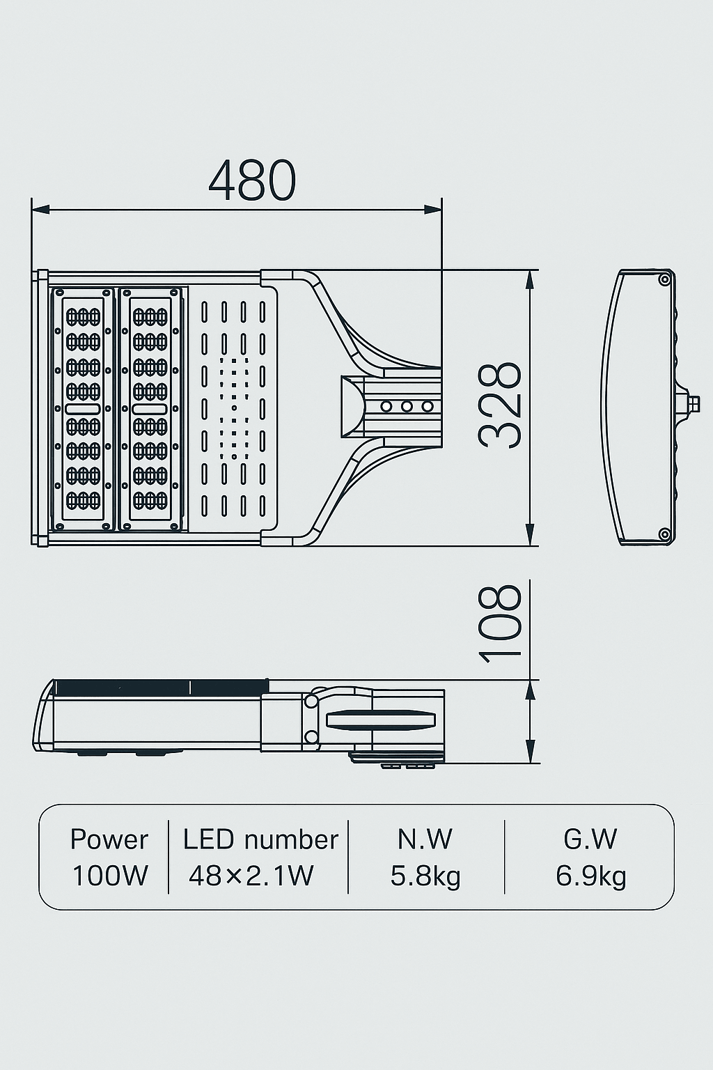 100W view 2
