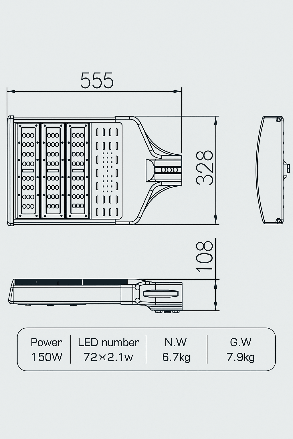 150W view 2